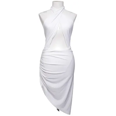 Klänning (Vit) från Norma Kamali Elastan, Polyester