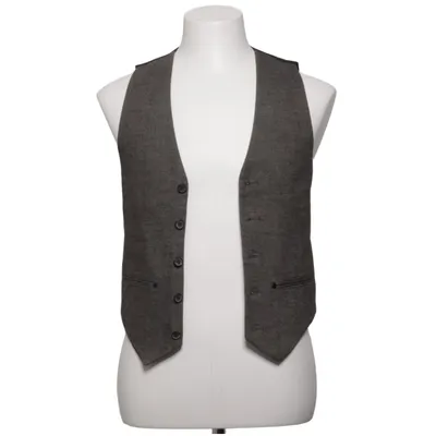 Suit vest (Gray) from Emilio Cotton, Polyester, Viscose, Wool