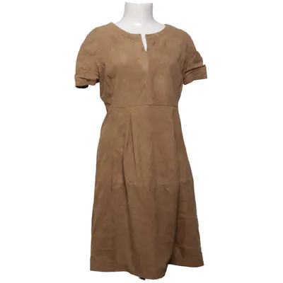 Dress (Brown) from BZR by Bruuns Bazaar Cotton, Polyester, Suede