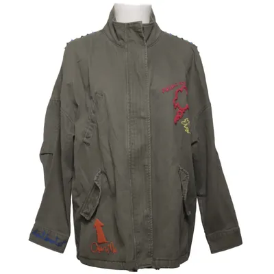 Jacke (Grün, Mehrfarbig) von Zara Basic Z1975 Denim