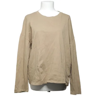 Långärmad t-shirt (Beige) från The Slow Label Elastan, Ekologisk bomull