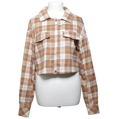 Blazer (Beige, Flerfarvet) fra Misslisibell x NA-KD Elastan, Polyester