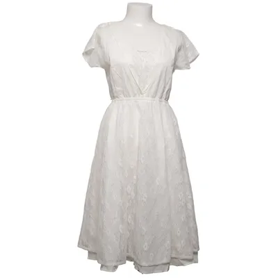Jurk (Wit) van Monday Katoen, Polyester