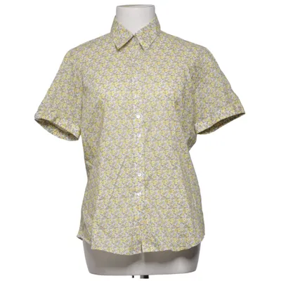 Chemise à manches courtes (Jaune, Bleu, Blanc) de TM Lewin Coton