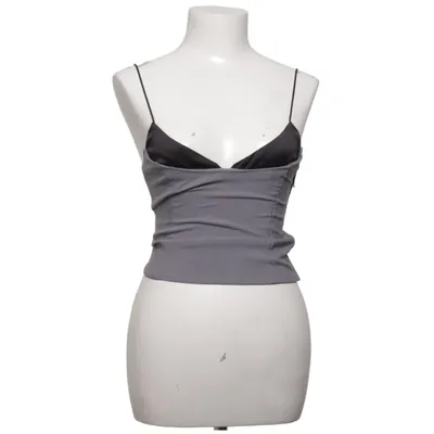 Haut (Gris, Noir) de Zara Élasthane, Polyester, Viscose