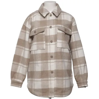 Surchemise (Beige, Blanc) de Junkyard Polyester recyclé, Laine