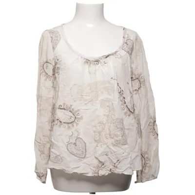 Bluse (Beige, Mehrfarbig) von Isay Baumwolle, Viskose
