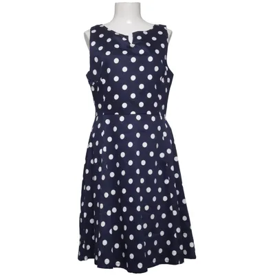 Robe (Bleu, Blanc) de Sara Kelly by Ellos Coton, Élasthane, Polyester