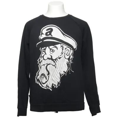 Collegetröja (Svart) från Appertiff Bomull