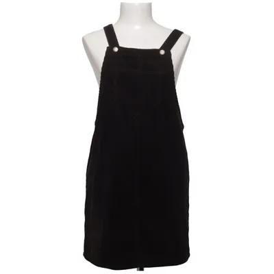Dungaree dress (Black) from Simons Cotton