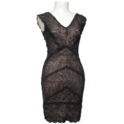 Cocktailklänning (Svart, Beige) från Oasis Elastan, Polyester