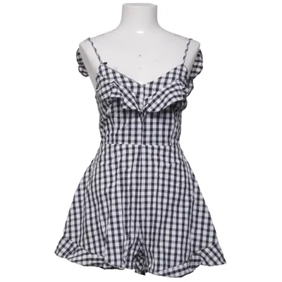 Jumpsuit (Zwart, Wit) van River Island Katoen, Elastaan