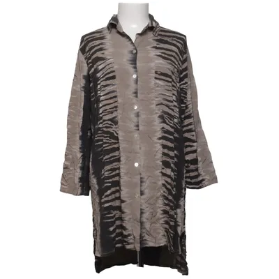 Shirt dress (Black, Beige) from Loveli Viscose