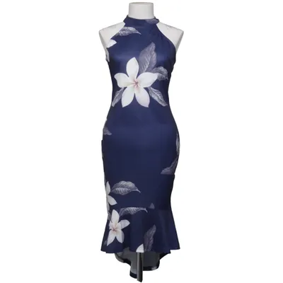 Robe dos-nu (Bleu, Blanc, Multicolore) de Yoins Élasthane, Polyester