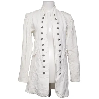 Cardigan (Wit) van Made in italy Katoen, Elastaan
