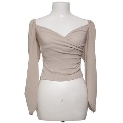Blouse (Beige) van Femme Luxe Elastaan, Polyester