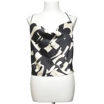 Crop top (Svart, Vit, Flerfärgad) från Monki Elastan, Polyester