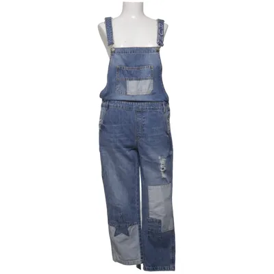 Latzhose (Blau, Mehrfarbig) von Mango Denim & Tees Baumwolle