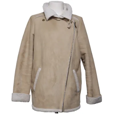 Shearling jacket (Beige, White) from Redbird Polyester