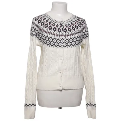 Cardigan (Hvid, Flerfarvet) fra Holly & Whyte by Lindex Bomuld, Polyamid, Uld