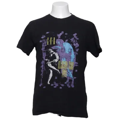 T-shirt (Svart, Flerfärgad) från Guns n' Roses Återvunnen bomull, Återvunnen polyester