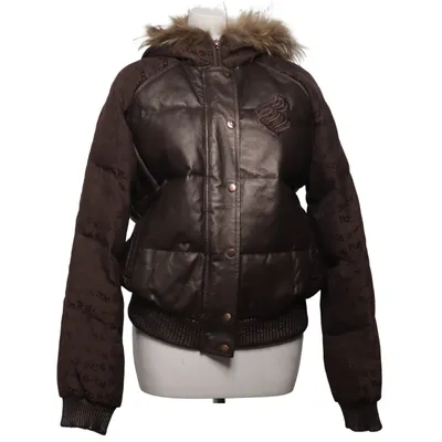 Winter jacket (Brown) from Rocawear Cotton, Down, Feather, Fur, Leather, Polyester