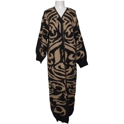 Cardigan (Black, Beige) from Rainbow Acrylic, Elastane, Polyester