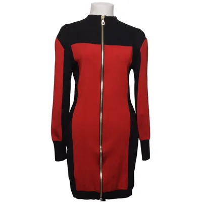Kleid (Schwarz, Rot) von Balmain x H&M Polyamid, Viskose