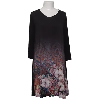 Dress (Black, Multicolored) from Desigual Elastane, Viscose
