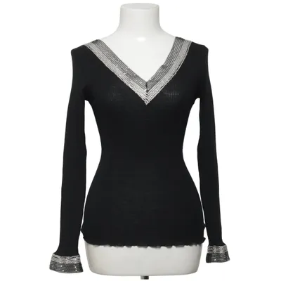 Top (Black) from Dana Silk, Wool