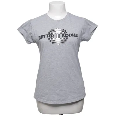 T-shirt (Gray) from Better Bodies Cotton, Elastane, Polyester