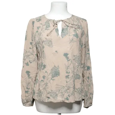 Knytblus (Beige, Blå, Flerfärgad) från Rue de Femme Viskos