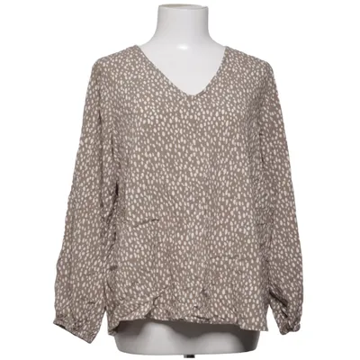 Blouse (Beige, Wit) van Evoked Vila Viscose