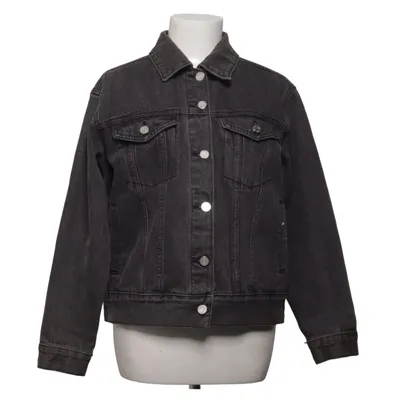 Jeansjacka (Grå) från Missguided Petite Bomull, Polyester