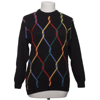 Sweater (Sort, Flerfarvet) fra Merkantil Akryl, Bomuld