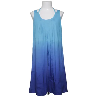 Halternek jurk (Blauw) van Express Elastaan, Polyester, Zijde