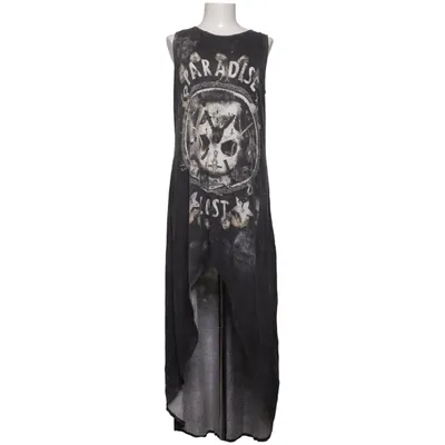 Robe longue (Gris, Noir) de Religion Coton, Modal