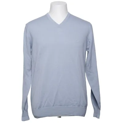 Pullover (Blue) from Wolsey Cotton, Merino wool