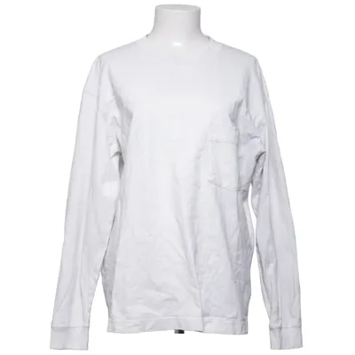 Långärmad t-shirt (Vit) från Uniqlo U Bomull, Polyester