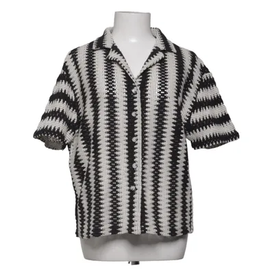 Short sleeve shirt (Black, White) from Iisla & Bird Cotton, Polyester, Viscose