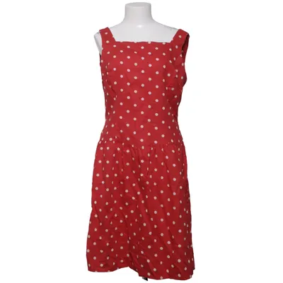 Klänning (Röd, Vit) från Chaus Acetat, Bomull