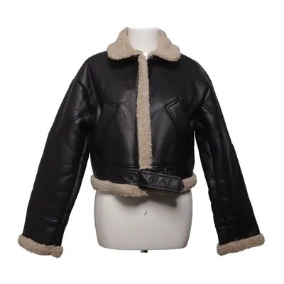 Shearling Jacke (Schwarz, Beige) von FB Sister