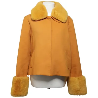 Jacka (Gul) från Meotine Elastan, Päls, Polyester, Viskos