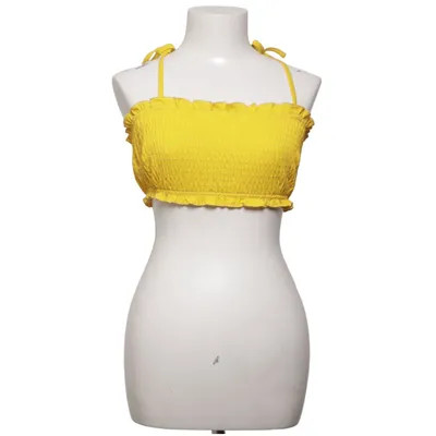 Crop top (Jaune) de Waikani Élasthane, Polyester