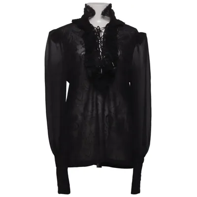 Blouse (Zwart) van Punk Rave Polyester