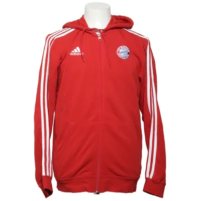 Hættetrøje (Rød, Hvid) fra Adidas Bomuld, Genanvendt polyester