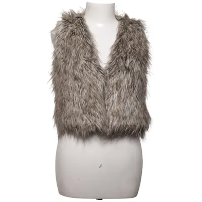 Outer vest (Gray, Brown) from Chic by Cubus Acrylic, Polyester
