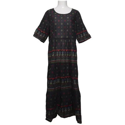 Robe longue (Noir, Multicolore) de Gudrun Sjödén Coton