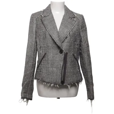 Blazer (Grå, Hvid) fra Set Polyamid, Polyester, Uld