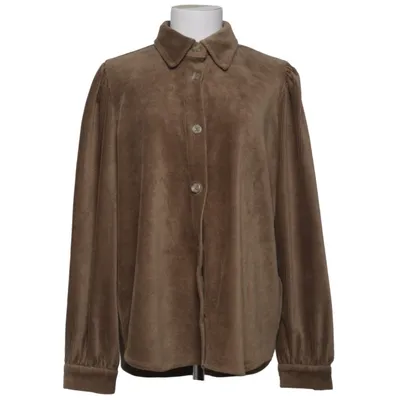 Overshirt (Bruin) van Modström Katoen, Elastaan, Polyester
